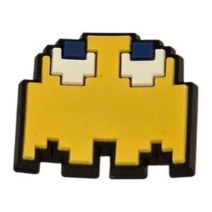 6/$20 Rubber Shoe Charm * Pac-Man Pink Monster Arcade * Croc Clog Shoe Jewelry